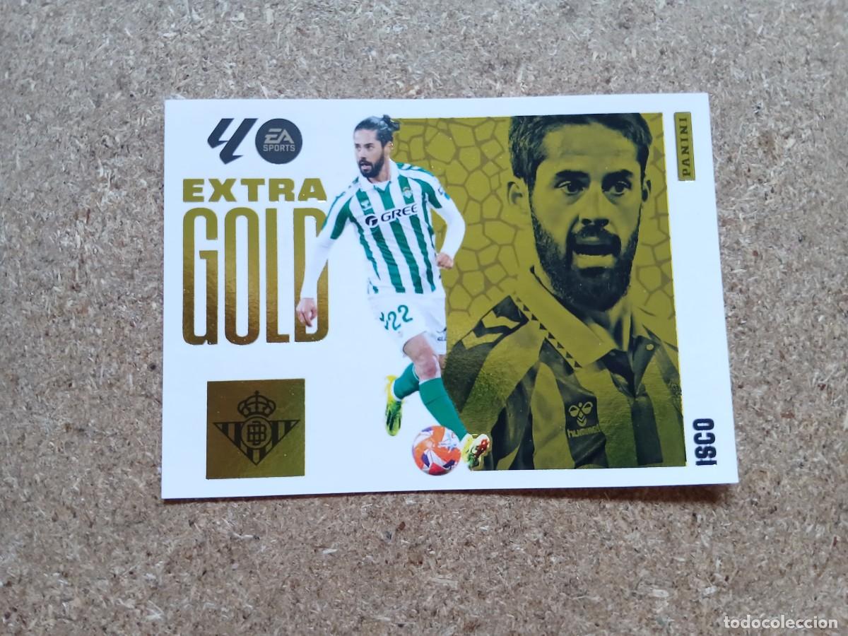 Cromos de f&uacute;tbol: ISCO - REAL BETIS EXTRA GOLD N&ordm; 4 LIGA ESTE 2025 2026 - 25 26