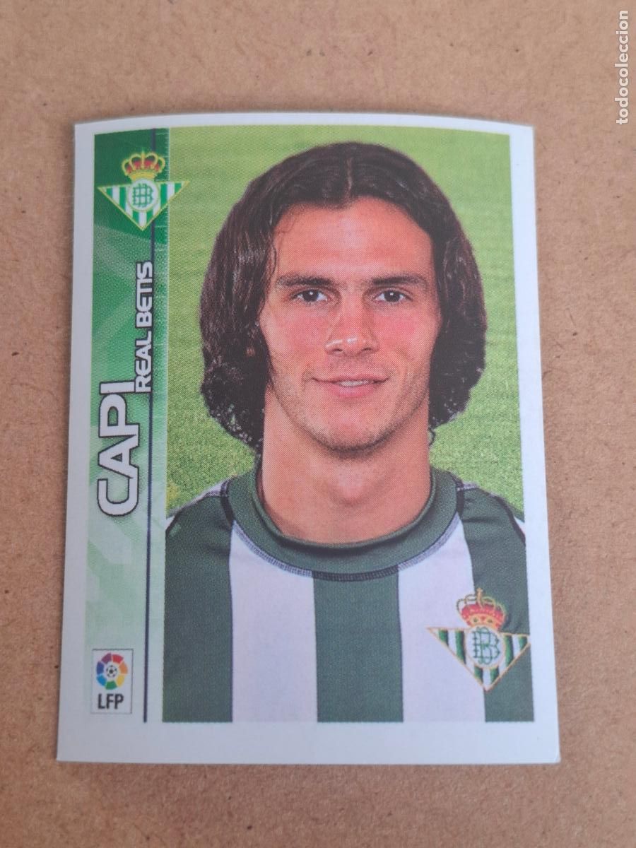 Cromos de f&uacute;tbol: SUPERLIGA ESTRELLAS 2003 2004 03 04 - PANINI - 139 CAPI - REAL BETIS ( NUNCA PEGADO )