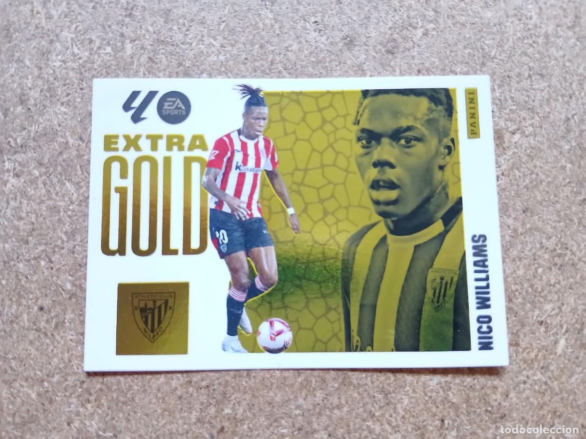 Cromos de f&uacute;tbol: NICO WILLIAMS - ATHLETIC CLUB BILBAO EXTRA GOLD N&ordm; 6 LIGA ESTE 2025 2026 - 25 26