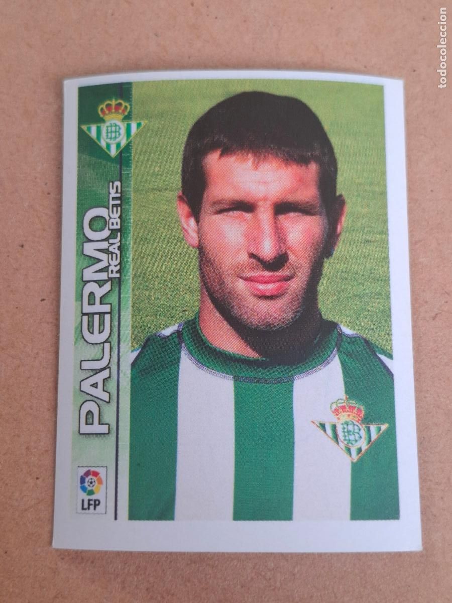 Cromos de f&uacute;tbol: SUPERLIGA ESTRELLAS 2003 2004 03 04 - PANINI - 142 PALERMO - REAL BETIS ( NUNCA PEGADO )
