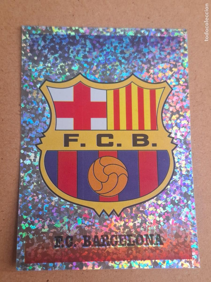 Cromos de f&uacute;tbol: PANINI LIGA 2000 2001 00 01 - 18 ESCUDO - FC. BARCELONA ( NUNCA PEGADO )