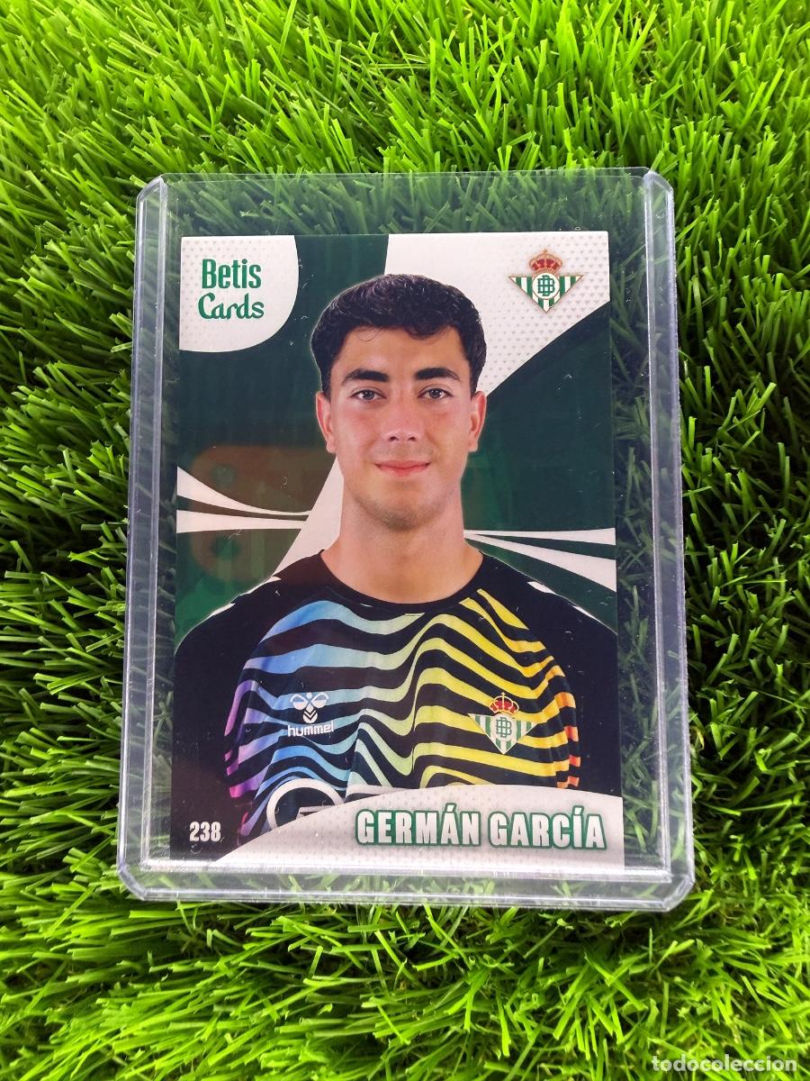 Cromos de f&uacute;tbol: N&ordm; 238 Germ&aacute;n Garc&iacute;a Canteranos Real Betis Holycards Betis Cards 2025