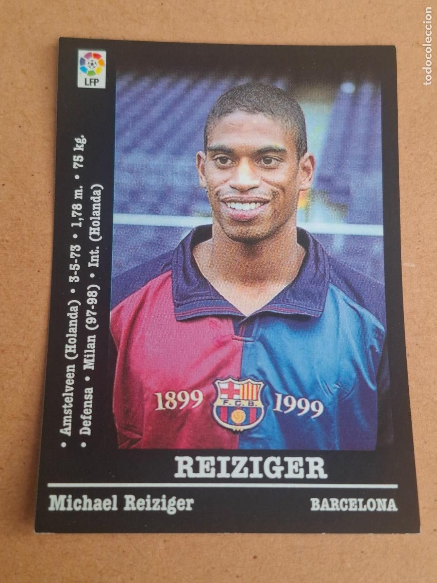 Figurine di Calcio: PANINI LIGA 2000 2001 00 01 - 21 REIZIGER - FC. BARCELONA ( NUNCA PEGADO )