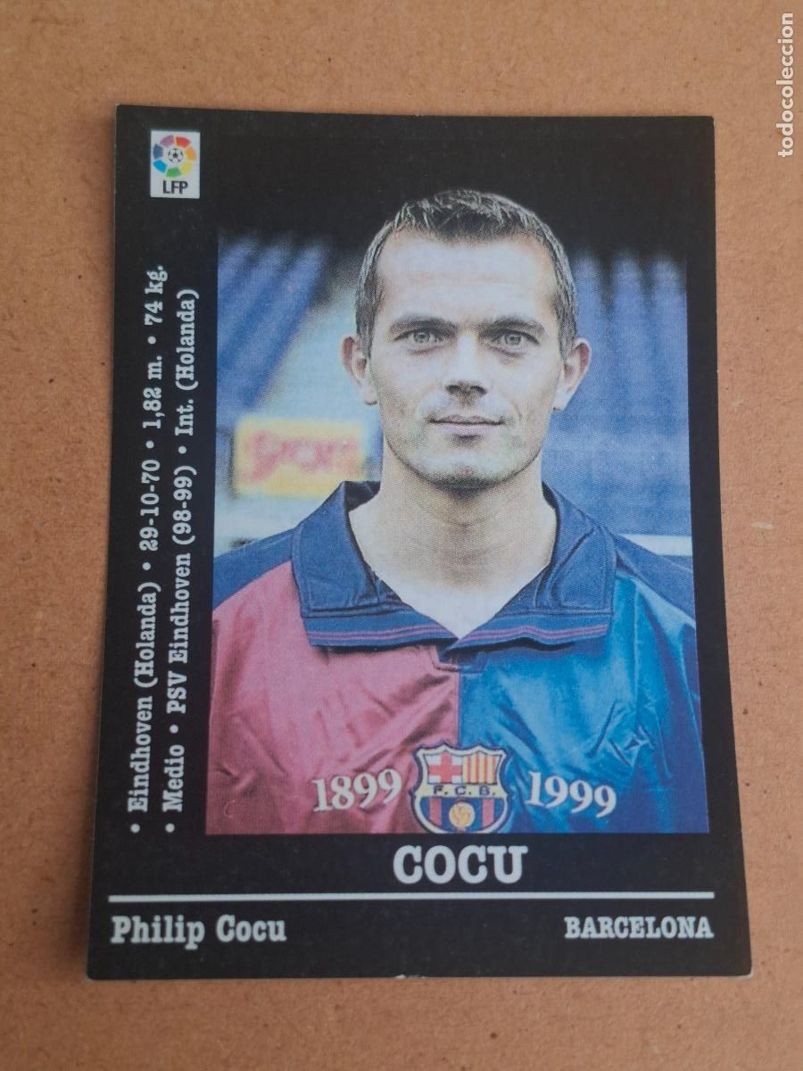 Cromos de f&uacute;tbol: PANINI LIGA 2000 2001 00 01 - 26 COCU - FC. BARCELONA ( NUNCA PEGADO )