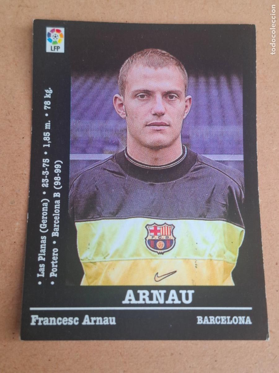 Cromos de f&uacute;tbol: PANINI LIGA 2000 2001 00 01 - 34 ARNAU - FC. BARCELONA ( NUNCA PEGADO )