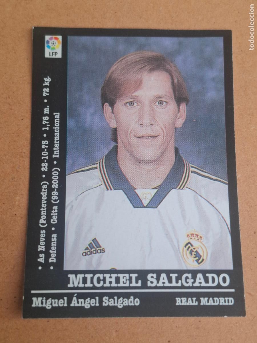 Cromos de f&uacute;tbol: PANINI LIGA 2000 2001 00 01 - 71 MICHEL SALGADO - REAL MADRID ( NUNCA PEGADO )
