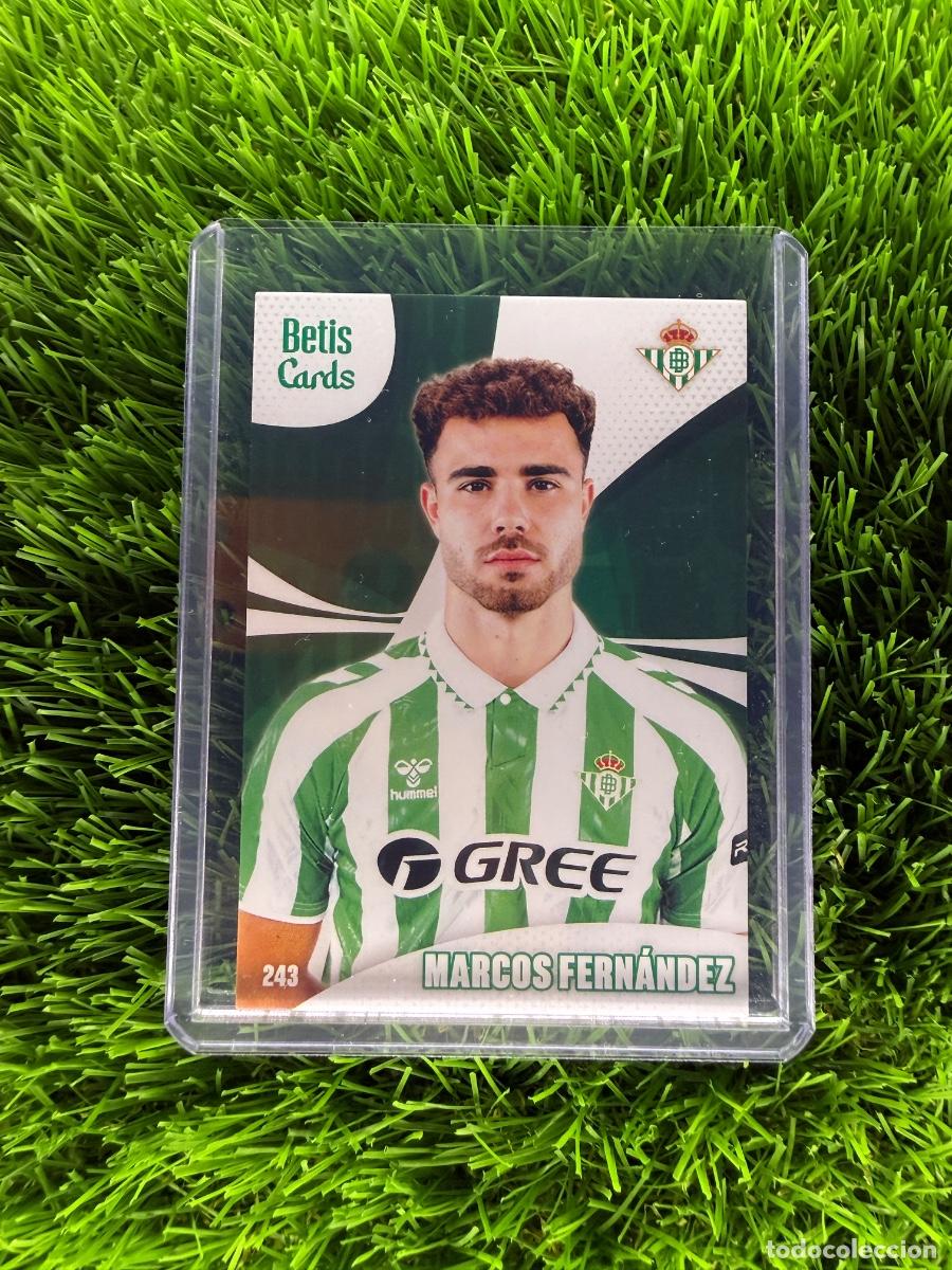 Cromos de f&uacute;tbol: N&ordm; 243 Marcos Fern&aacute;ndez Canteranos Real Betis Holycards Betis Cards 2025