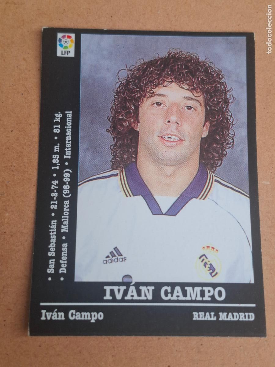 Cromos de f&uacute;tbol: PANINI LIGA 2000 2001 00 01 - 73 IV&Aacute;N CAMPO - REAL MADRID ( NUNCA PEGADO )
