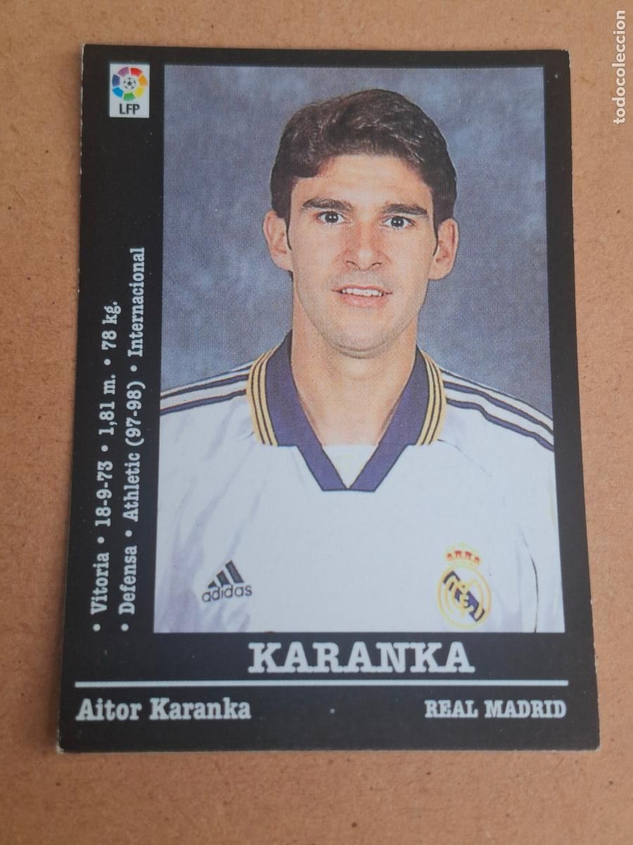 Cromos de f&uacute;tbol: PANINI LIGA 2000 2001 00 01 - 74 KARANKA - REAL MADRID ( NUNCA PEGADO )