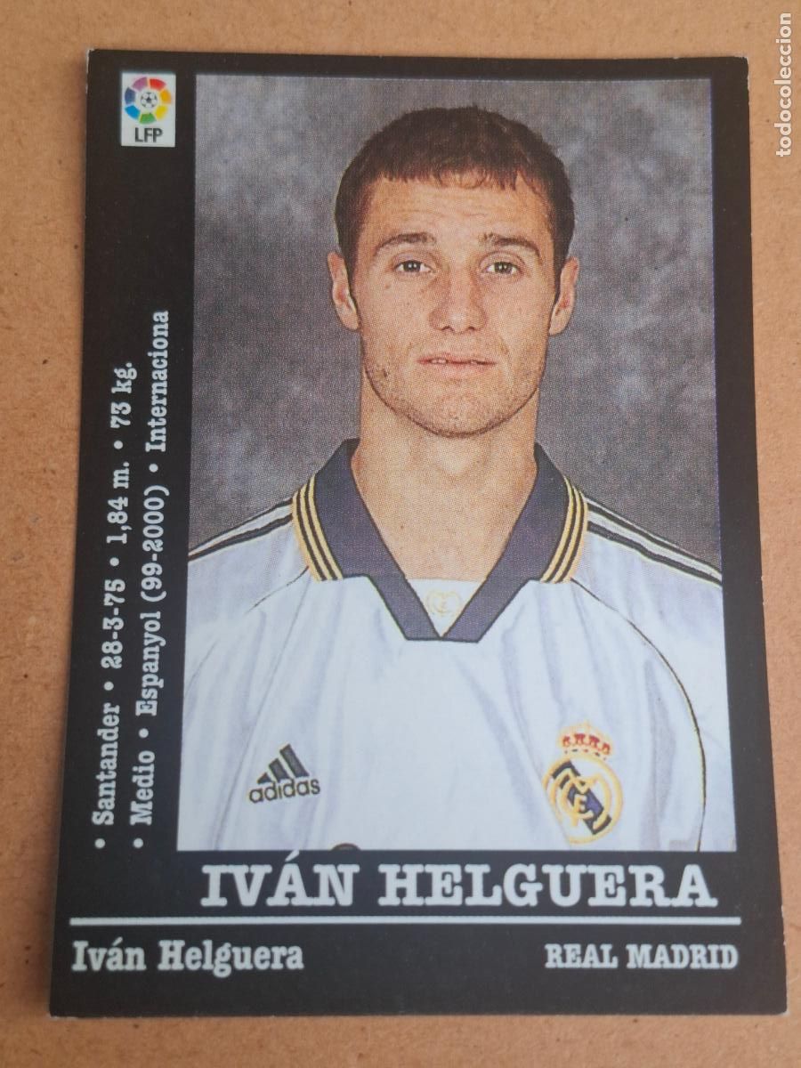Cromos de f&uacute;tbol: PANINI LIGA 2000 2001 00 01 - 76 IV&Aacute;N HELGUERA - REAL MADRID ( NUNCA PEGADO )