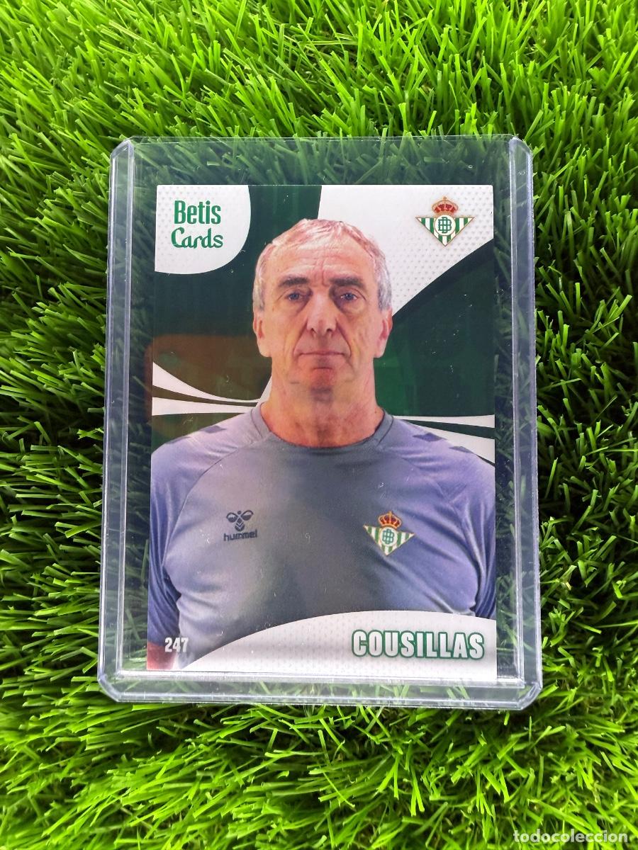 Cromos de f&uacute;tbol: N&ordm; 247 Cousillas Cuerpo T&eacute;cnico Real Betis Holycards Betis Cards 2025