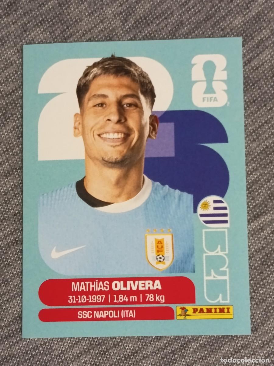 Cromos de f&uacute;tbol: OLIVERA URU 7 STICKER MUNDIAL 2026 PANINI FIFA WORLD CUP NUEVO