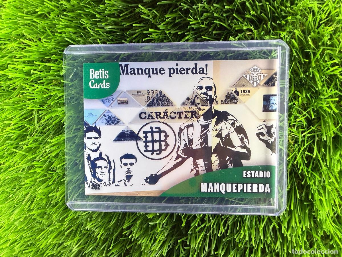 Cromos de f&uacute;tbol: N&ordm; 262 Manquepierda Interior Estadio Real Betis Holycards Betis Cards 2025