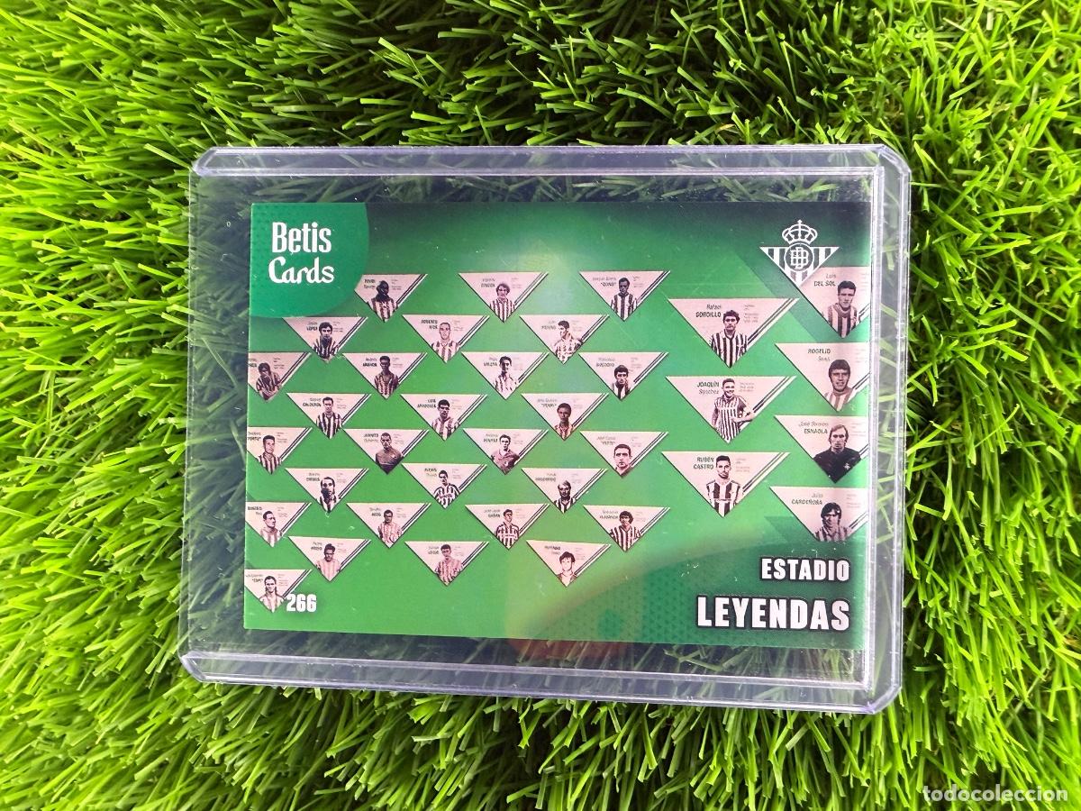 Cromos de f&uacute;tbol: N&ordm; 266 Leyendas Interior Estadio Real Betis Holycards Betis Cards 2025