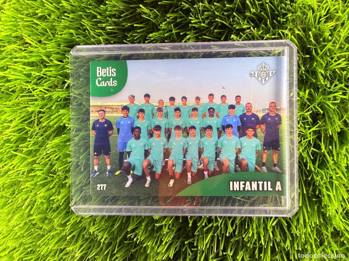 Cromos de f&uacute;tbol: N&ordm; 277 Infantil A Cantera Real Betis Holycards Betis Cards 2025