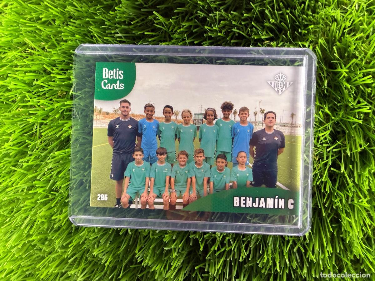 Cromos de f&uacute;tbol: N&ordm; 285 Benjam&iacute;n C Cantera Real Betis Holycards Betis Cards 2025