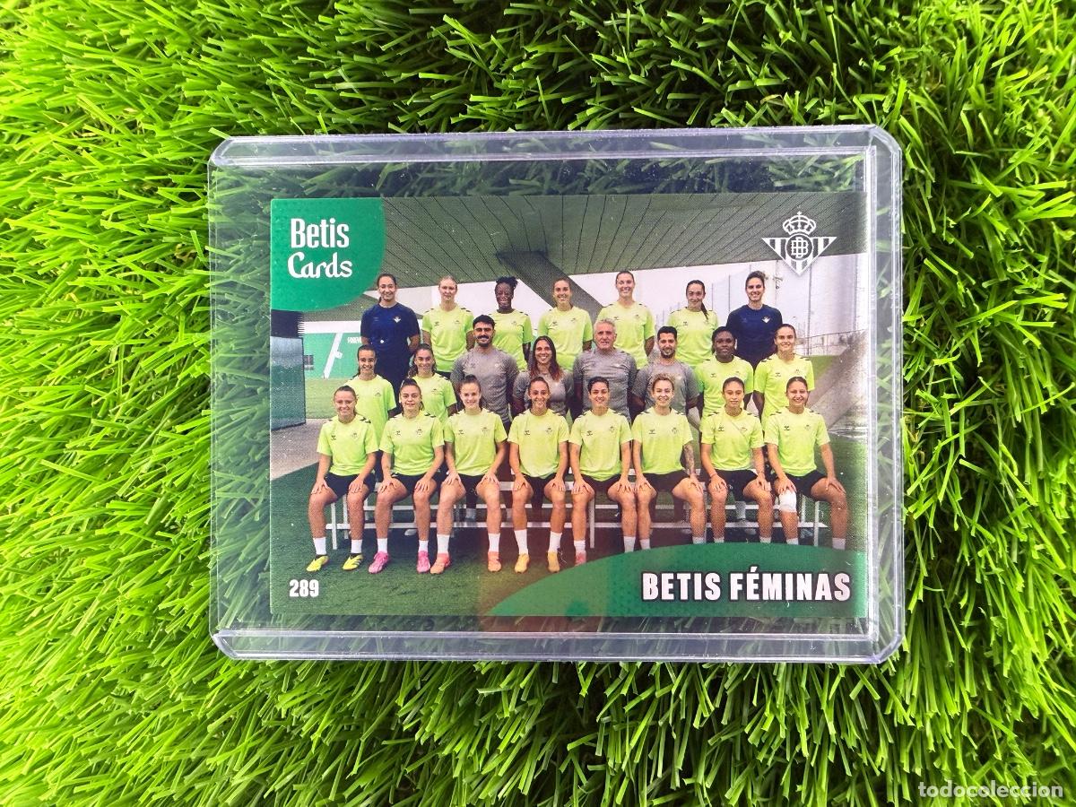 Cromos de f&uacute;tbol: N&ordm; 289 Betis F&eacute;minas Cantera Real Betis Holycards Betis Cards 2025