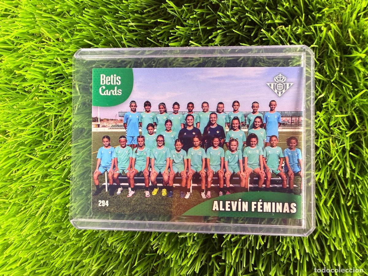 Cromos de f&uacute;tbol: N&ordm; 294 Alev&iacute;n F&eacute;minas Cantera Real Betis Holycards Betis Cards 2025