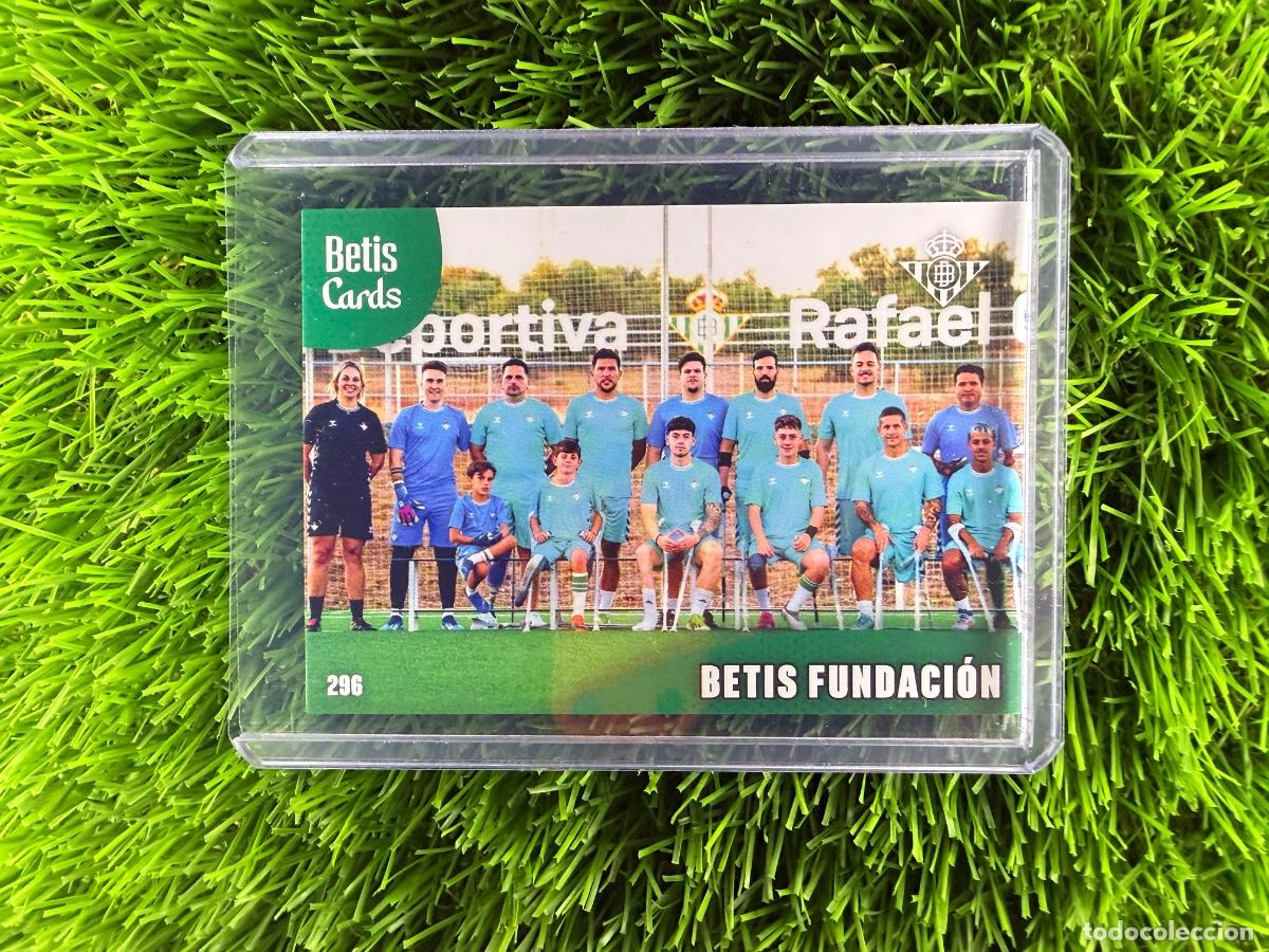 Cromos de f&uacute;tbol: N&ordm; 296 Betis Fundaci&oacute;n Cantera Real Betis Holycards Betis Cards 2025