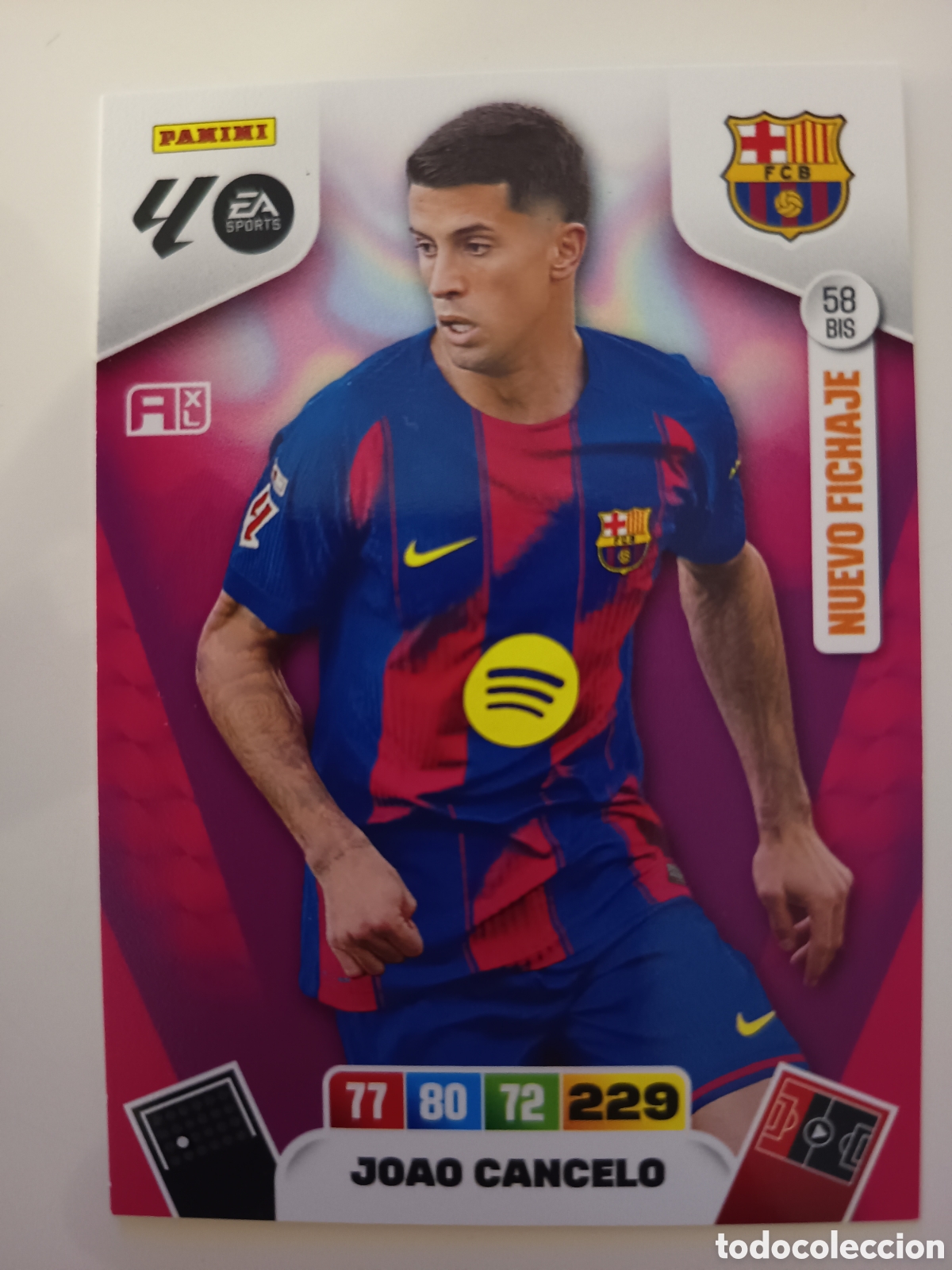 Cromos de f&uacute;tbol: 58 Bis Joao Cancelo adrenalyn xl 2025-2026