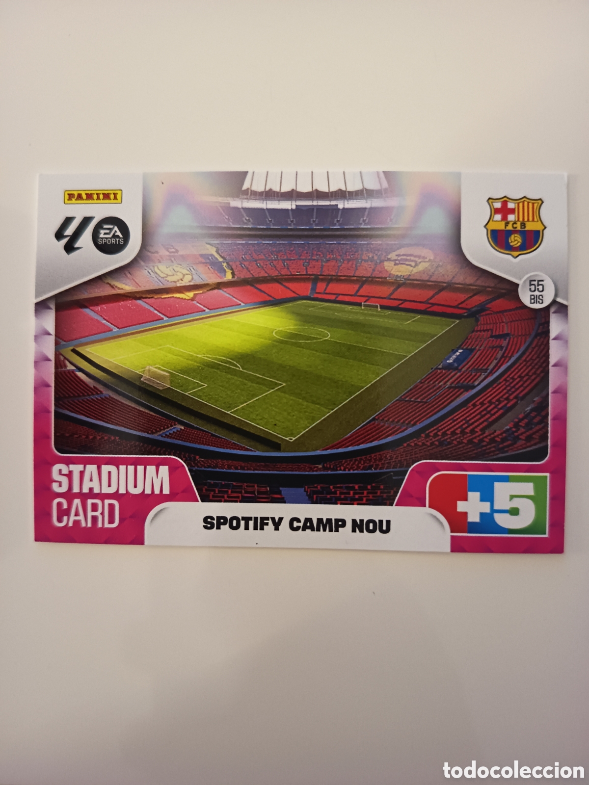 Cromos de f&uacute;tbol: 55 Bis Spotify Camp nou adrenalyn xl 2025-2026