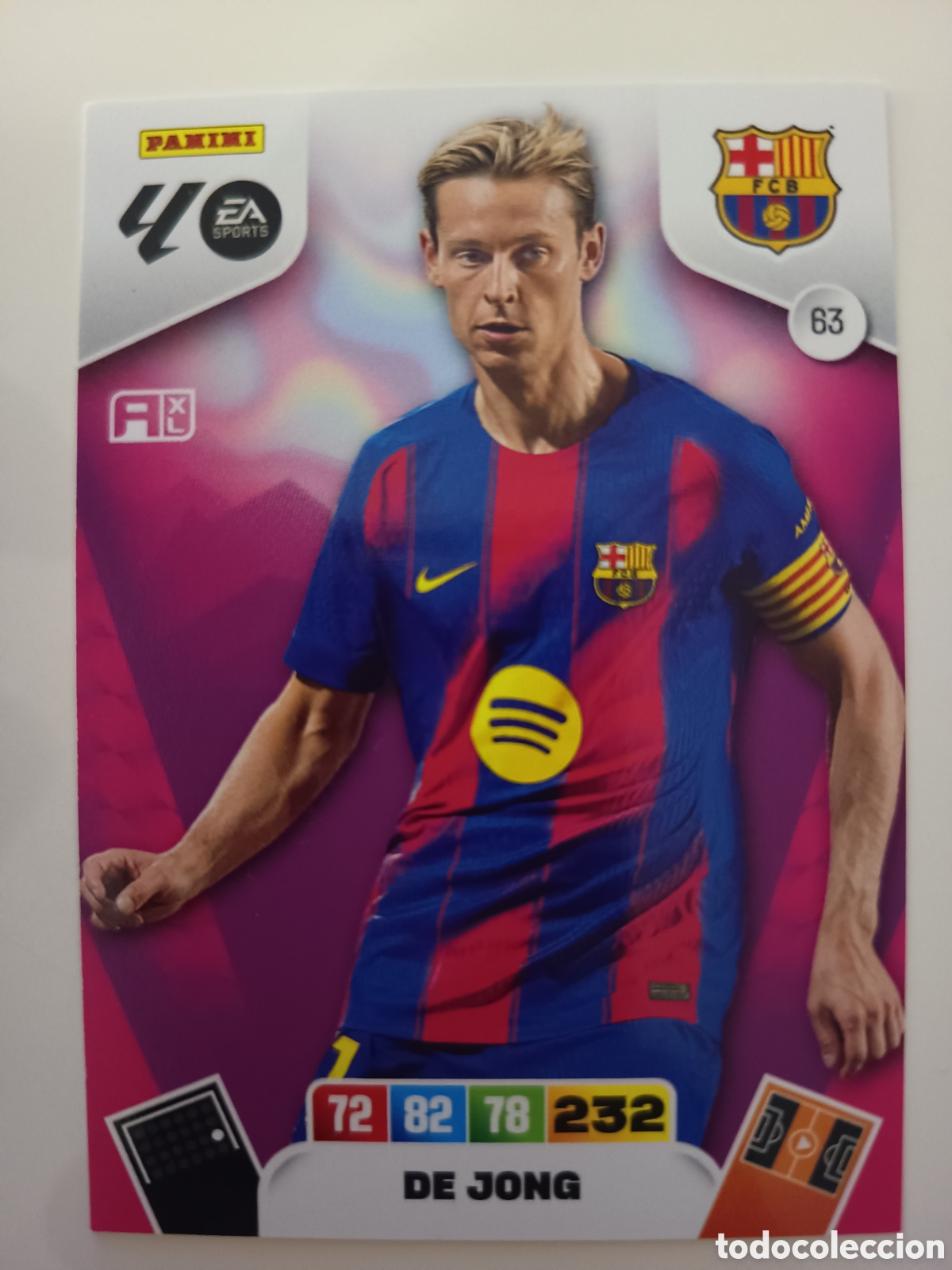 Cromos de f&uacute;tbol: 63 De Jong adrenalyn xl 2025-2026