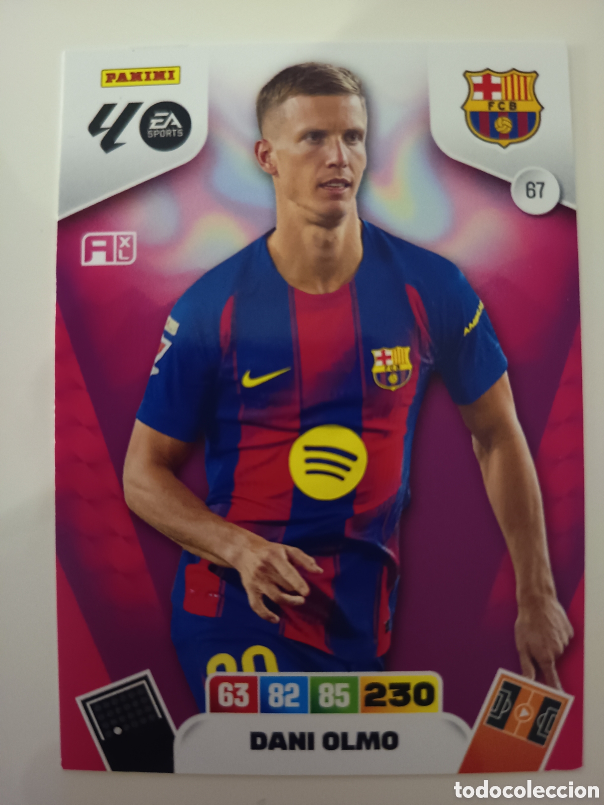 Football Stickers: 67 Dani Olmo adrenalyn xl 2025-2026