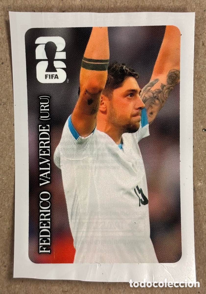 Cromos de f&uacute;tbol: FEDERICO VALVERDE (URUGUAY). CROMO PANINI PROMOCI&Oacute;N COCA-COLA MUNDIAL FIFA 2026.