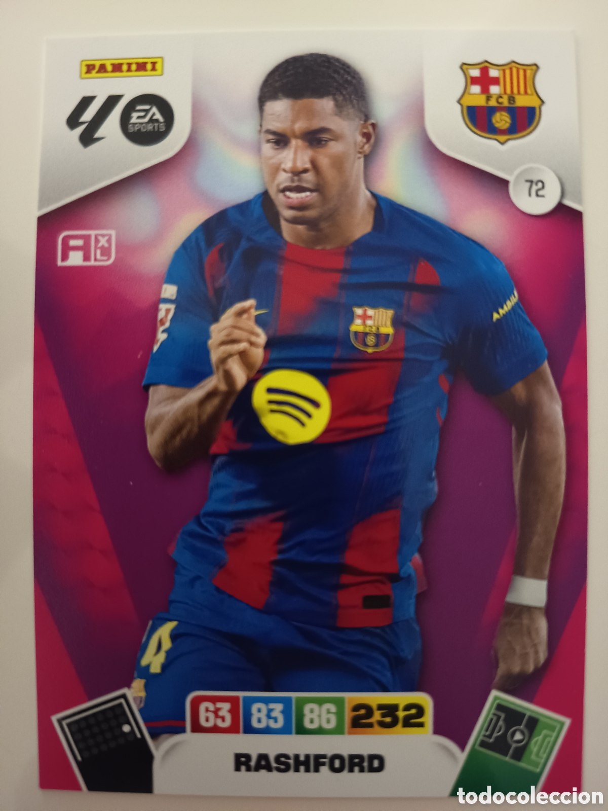 Cromos de f&uacute;tbol: 72 Rashford adrenalyn xl 2025-2026