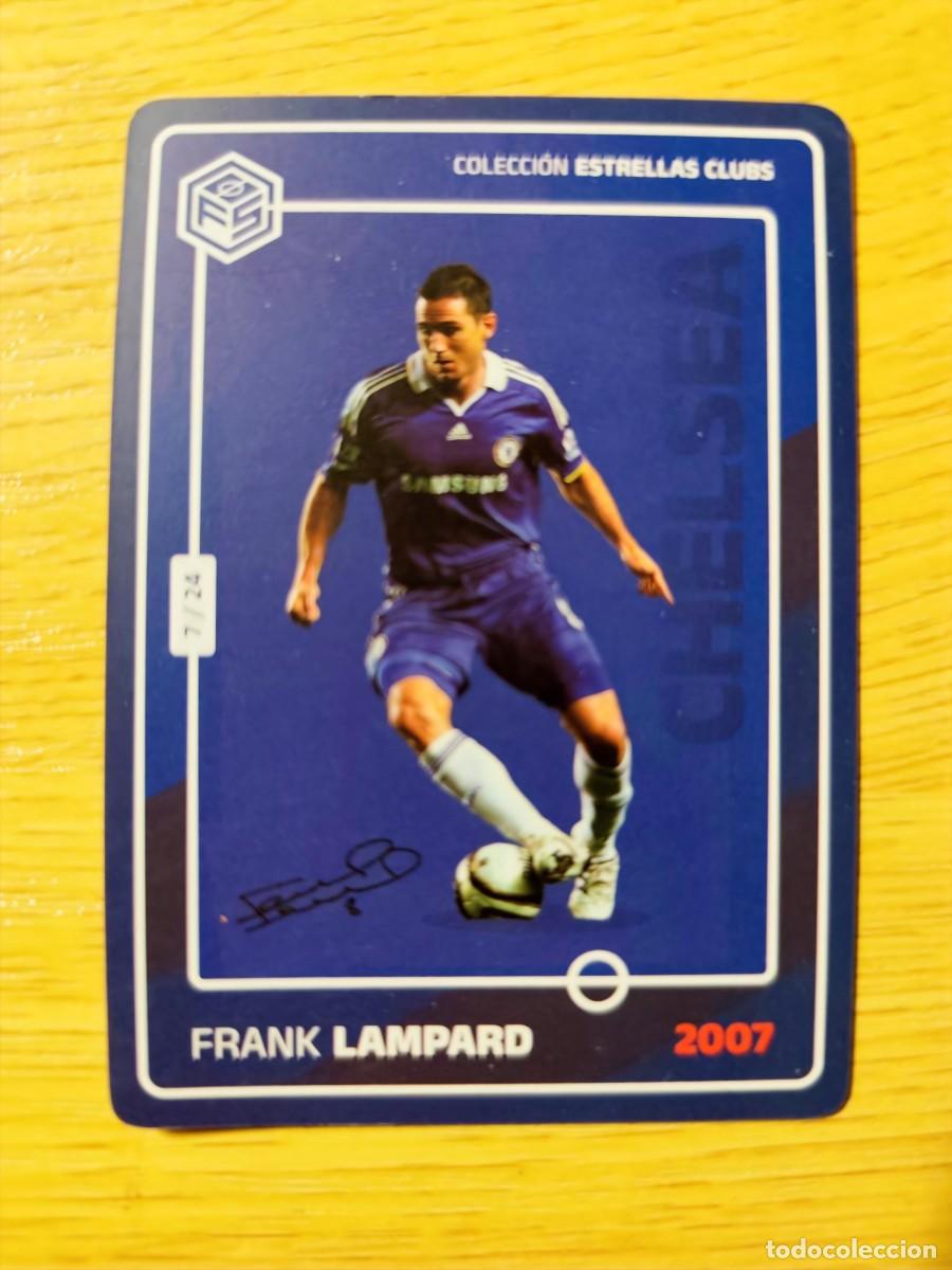 Cromos de f&uacute;tbol: CARD FOOTBALL FRANK LAMPARD CHELSEA COLECCION ESTRELLAS CLUBS 2007 7/24
