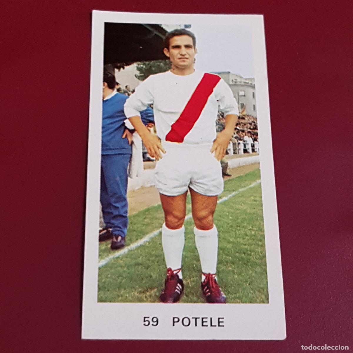 Figurine di Calcio: RUIZ ROMERO DULCINEA - FUTBOL 1972 1973 - 72 73 - RAYO VALLECANO - POTELE 59 - NUNCA PEGADO