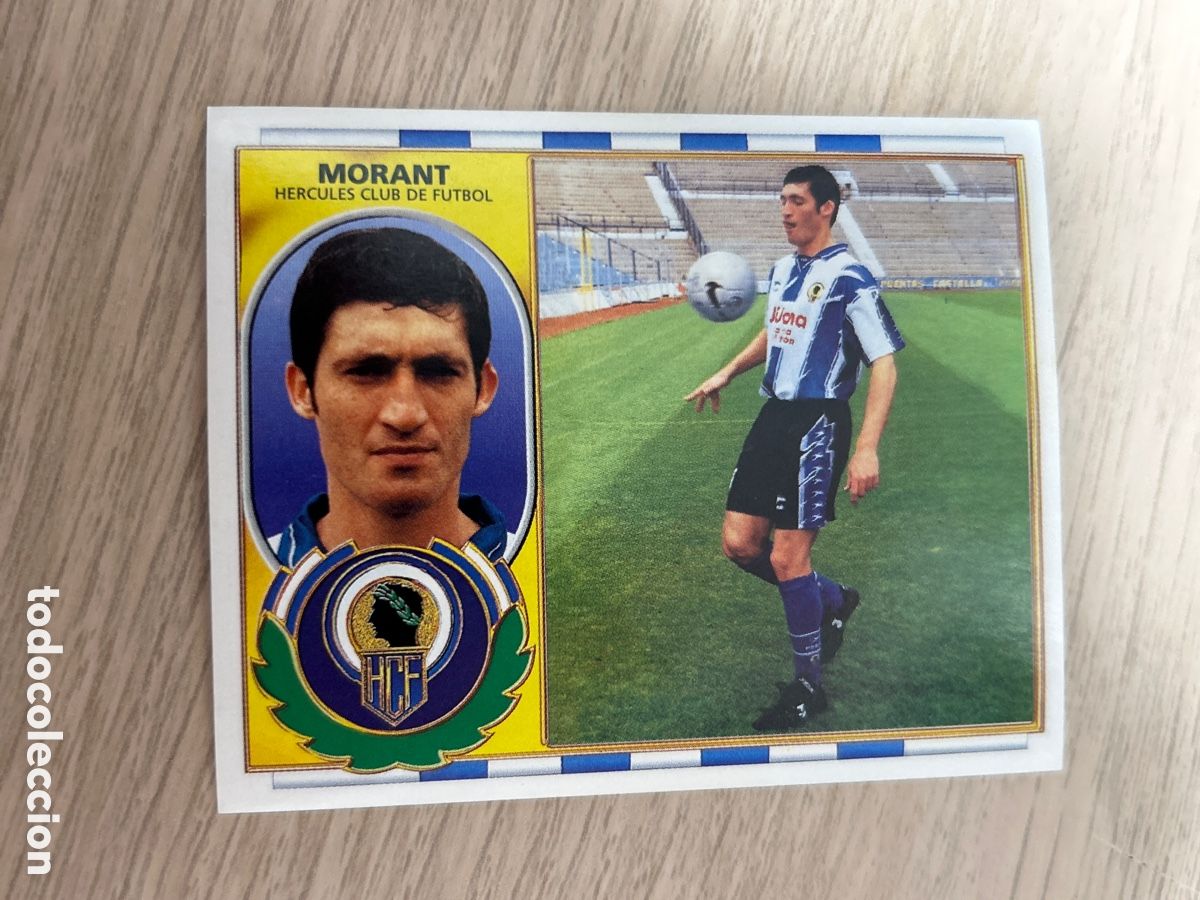 Cromos de Futebol: MORANT HERCULES FICHAJE 5 BIS LIGA ESTE 1996 1997 96 97 NUNCA PEGADO SIN PEGAR