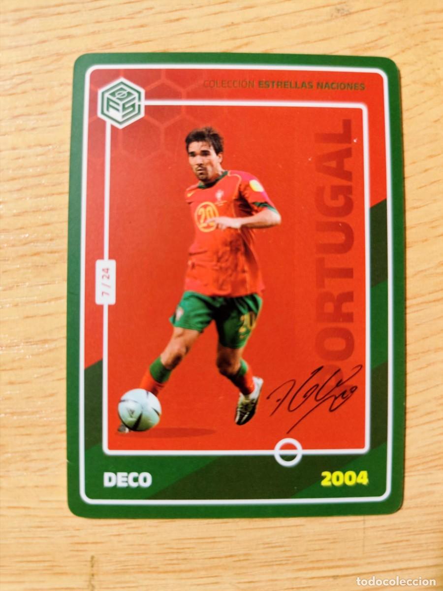 Fu&szlig;ball-Sticker: CARD FOOTBALL DECO PORTUGAL COLECCION ESTRELLAS NACIONAL 2004 7/24
