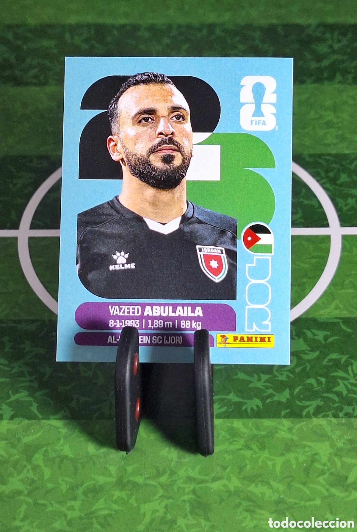 Fu&szlig;ball-Sticker: YAZEED ABULAILA #JOR 2 MUNDIAL 2026