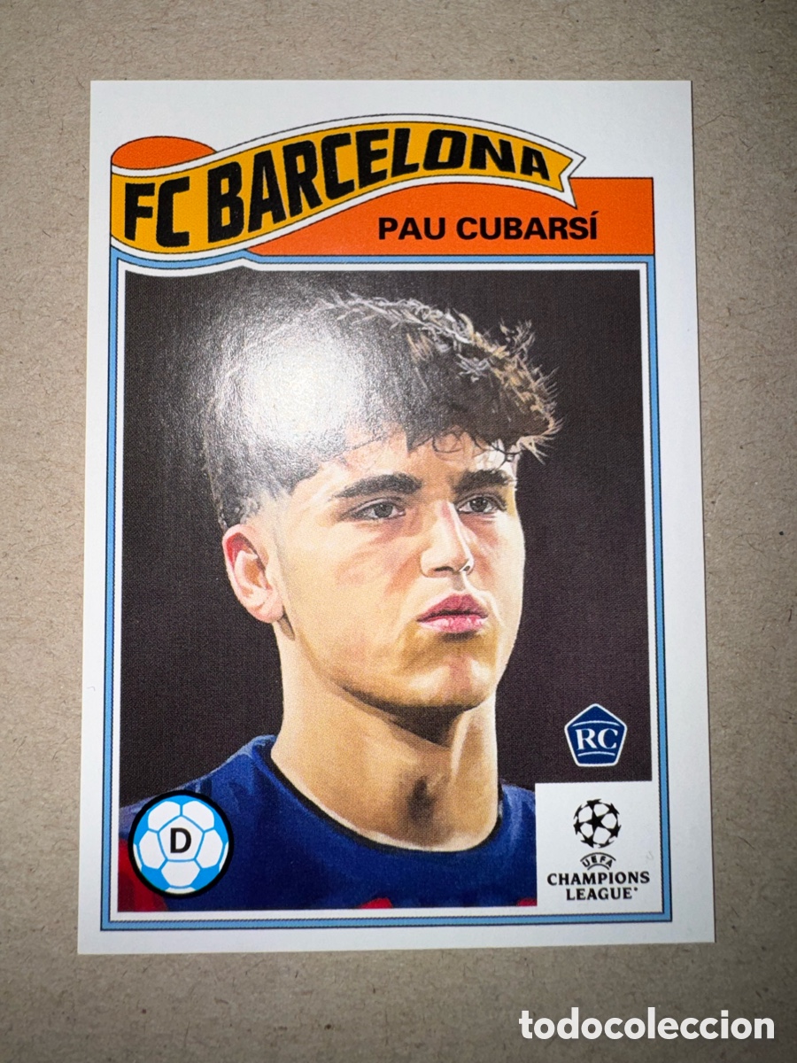 Cromos de f&uacute;tbol: Living Set # 672 Pau Cubars&iacute; Rookie Card RC FC Barcelona FCB Bar&ccedil;a Topps UCC 23 24 2023 2024