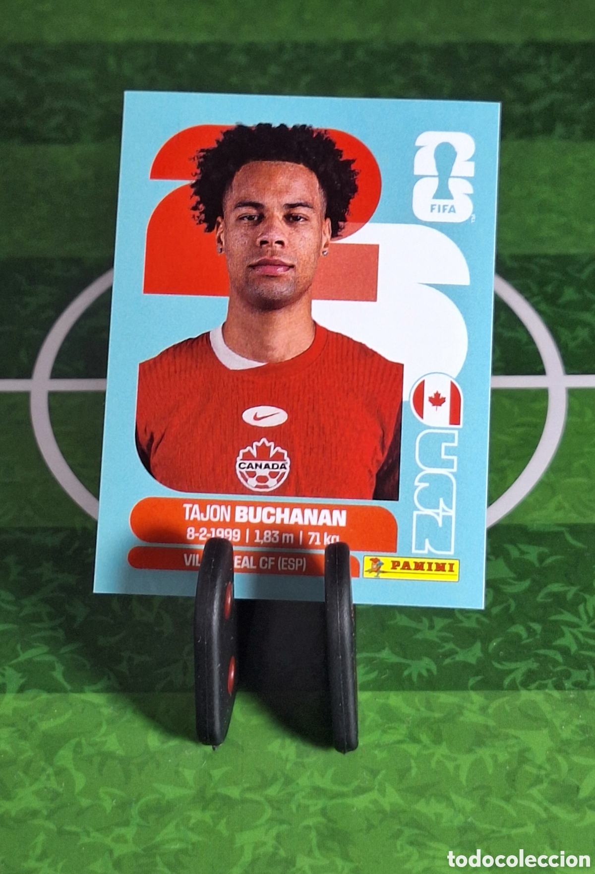 Cromos de f&uacute;tbol: TAJON BUCHANAN #CAN 12 MUNDIAL 2026