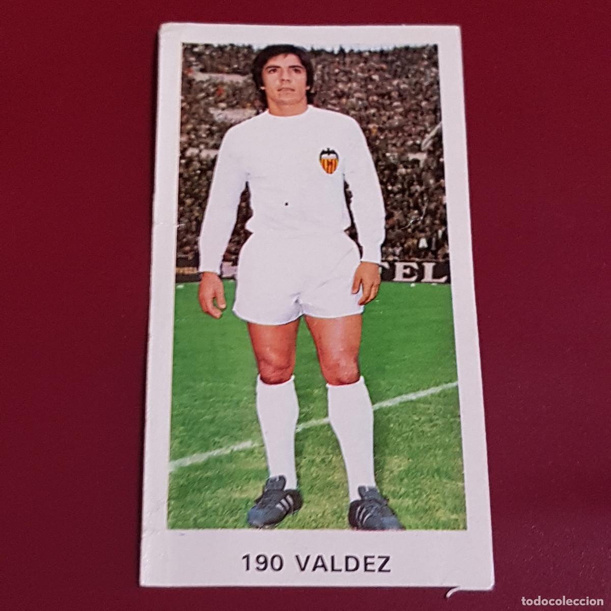 Cromos de f&uacute;tbol: RUIZ ROMERO DULCINEA - FUTBOL 1972 1973 - 72 73 - VALENCIA - VALDEZ 190 - NUNCA PEGADO