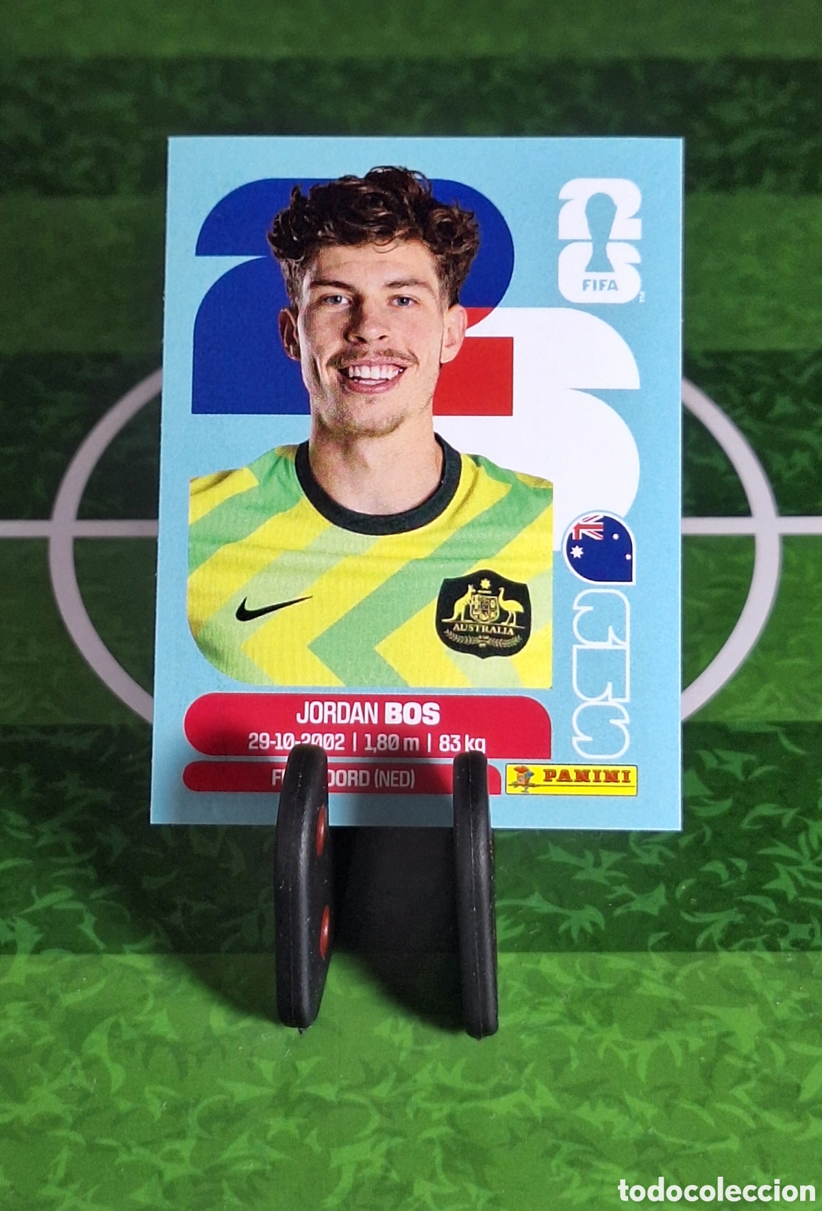 Cromos de f&uacute;tbol: JORDAN BOS #AUS 6 MUNDIAL 2026