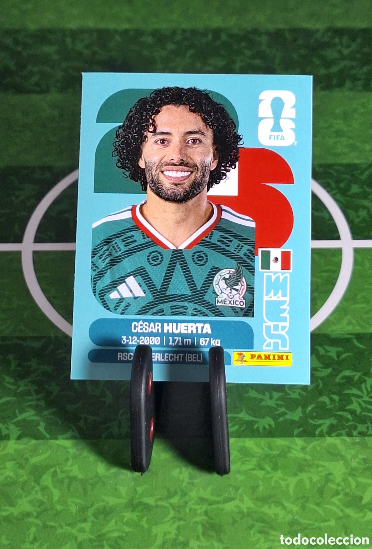 Cromos de f&uacute;tbol: CESAR HUERTA #MEX 16 MUNDIAL 2026