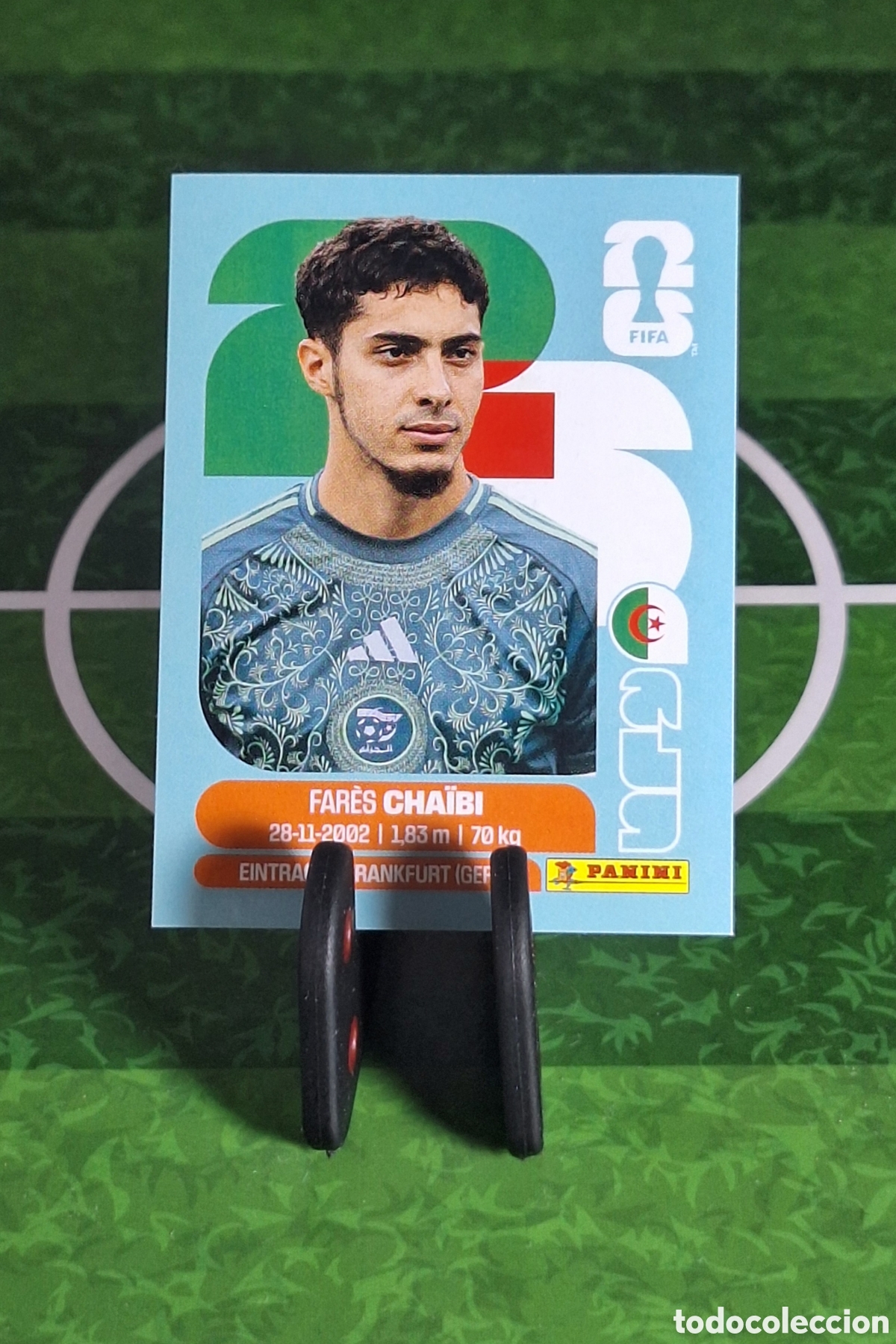 Football Stickers: FARES CHAIBI #ALG 14 MUNDIAL 2026