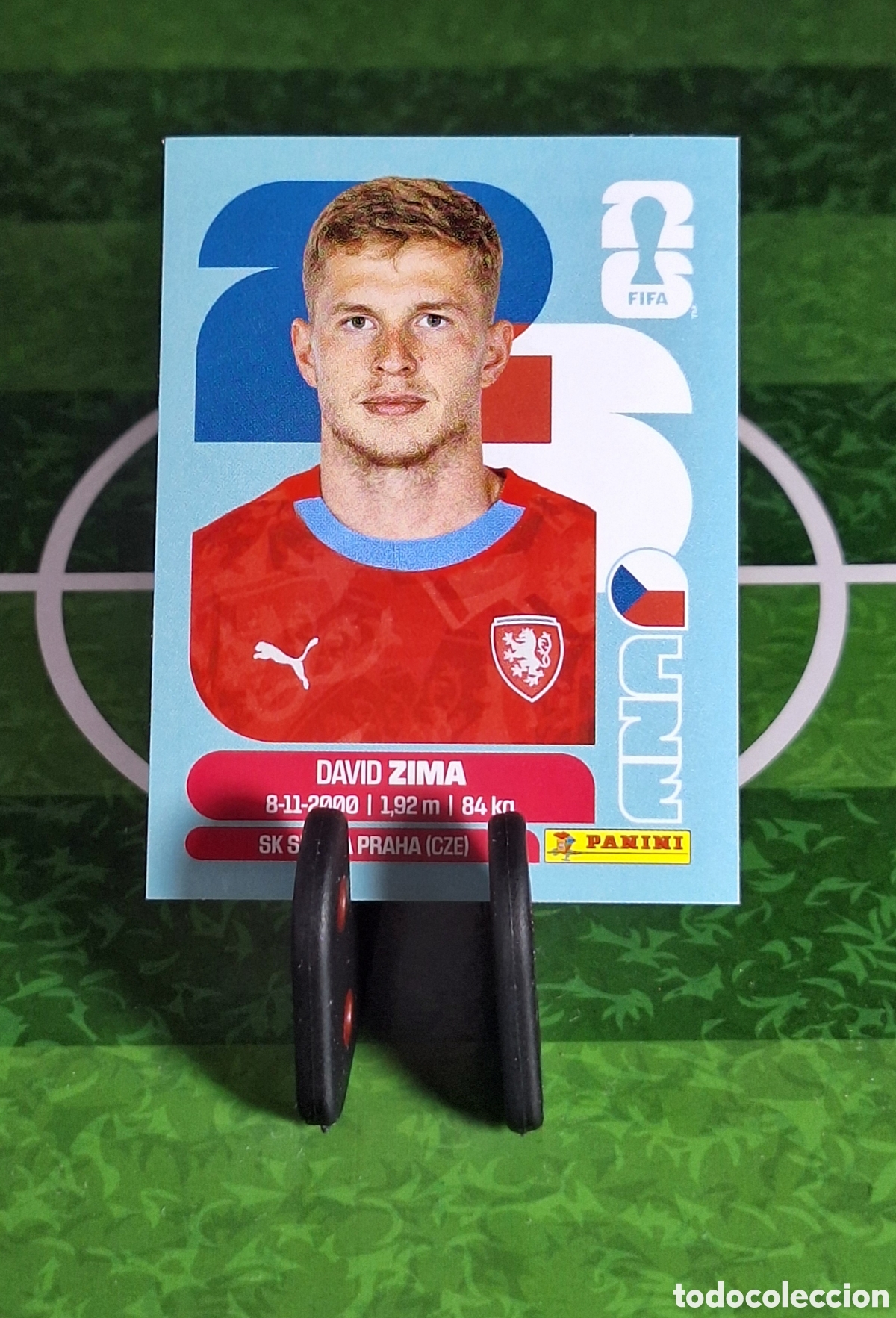 Cromos de f&uacute;tbol: DAVID ZIMA #CZE 8 MUNDIAL 2026