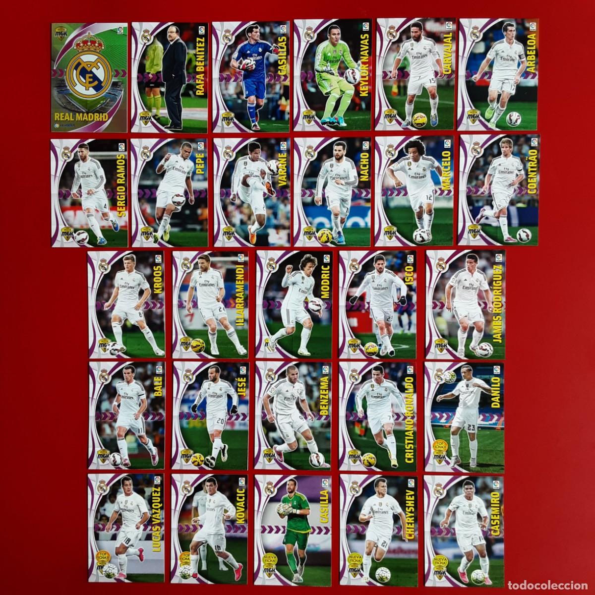 Cartes &agrave; collectionner de Football: EQUIPO COMPLETO BASICO REAL MADRID MEGACRACKS 2015 2016 PANINI-CRISTIANO RONALDO/MODRIC