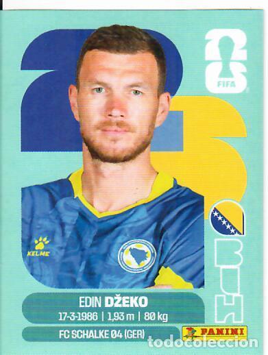 Cartes &agrave; collectionner de Football: CROMO PANINI MUNDIAL WORLD CUP 2026 - BIH18 BIH 18 - DZEKO - BOSNIA HERZEGOVINA