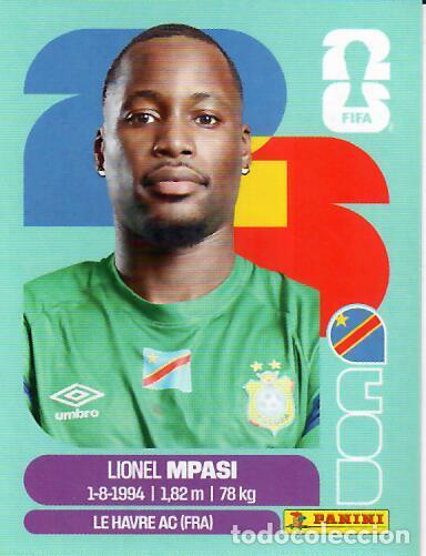 Cromos de f&uacute;tbol: CROMO PANINI MUNDIAL WORLD CUP 2026 - COD2 COD 2 - MPASI - CONGO