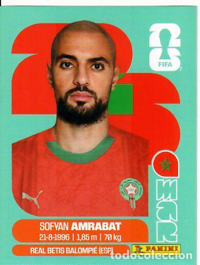Football Stickers: CROMO PANINI MUNDIAL WORLD CUP 2026 - MAR10 MAR 10 - AMRABAT - MARRUECOS