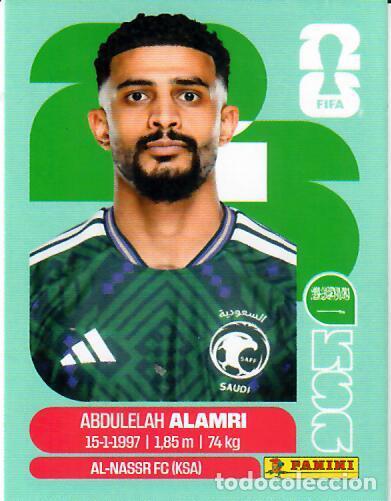 Cromos de f&uacute;tbol: CROMO PANINI MUNDIAL WORLD CUP 2026 - UPDATE SET ACTUALIZACI&Oacute;N - ALAMRI - ARABIA SAUDI