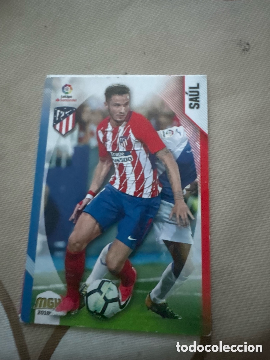 Cromos de f&uacute;tbol: MEGACRACKS 2017 2018 17 18 PANINI SAUL 66 ATL&Eacute;TICO MADRID COLECCI&Oacute;N LIGA MEGA CRACKS MGK