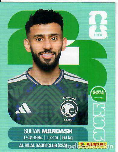 Cromos de f&uacute;tbol: CROMO PANINI MUNDIAL WORLD CUP 2026 - UPDATE SET ACTUALIZACI&Oacute;N - MANDASH - ARABIA SAUDI