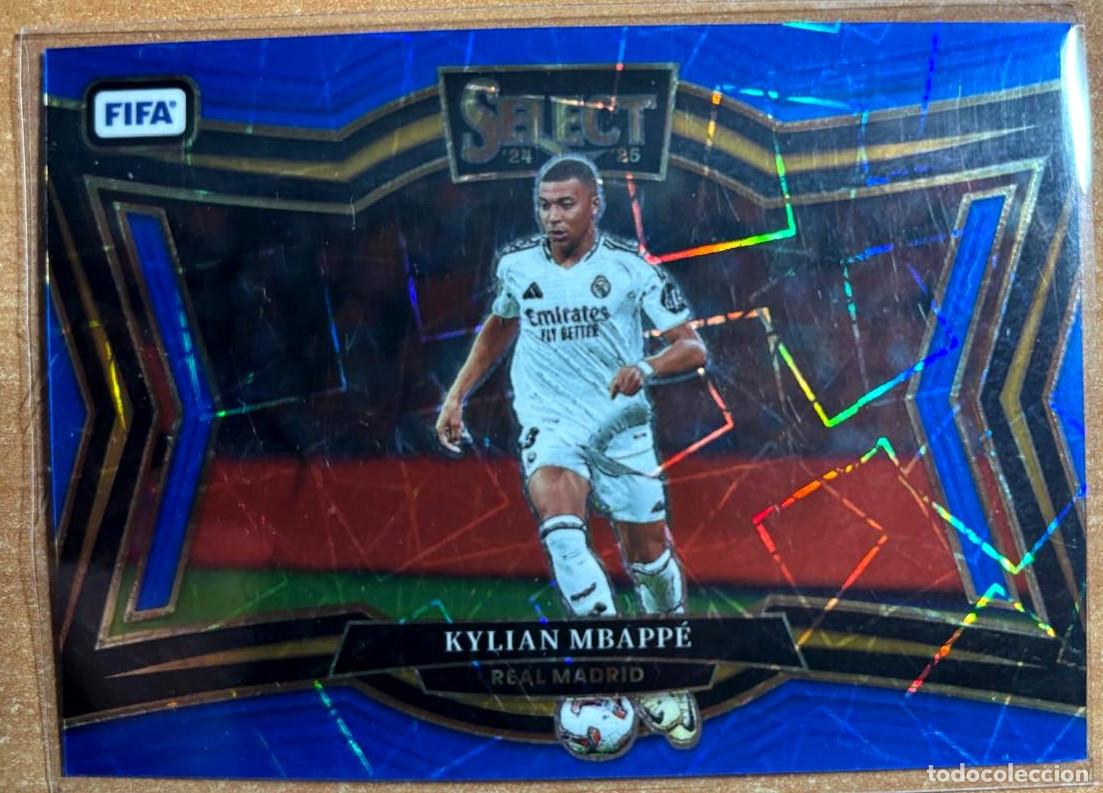 Cromos de f&uacute;tbol: PANINI SELECT FIFA SOCCER 2024-2025 24 25 KYLIAN MBAPPE (REAL MADRID) MOJO AZUL