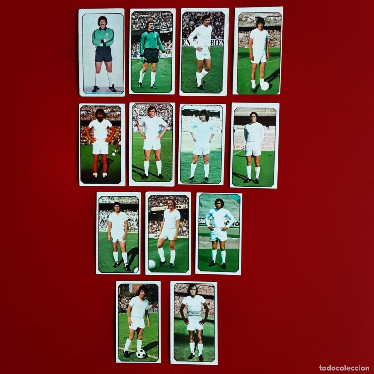 Cromos de f&uacute;tbol: LOTE 13 CROMOS DIFERENTES REAL MADRID LIGA TEMPORADA 1977 1978 77 78 EDICIONES ESTE